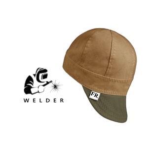 Casquette de soudeur sur mesure avec étiquette privée, doublure de casque de soudeur, casquette pour homme <span class=keywords><strong>FR</strong></span> pour travaux de soudage, échantillon gratuit - Product Image 4