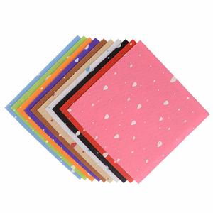 factory directly selling eco-friendly 1mm glitter printed design craft felt