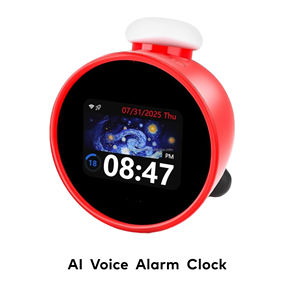 Reloj Despertador Inteligente para Niños con IA, Control por Voz, Ruido Blanco Natural, Asistente de Sueño, Pronóstico del Tiempo, Batería - Product Image 1