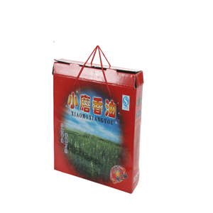 customized Special foldable paper printing cardboard boxes recycled carton box carton manufacturing plant displays With handle