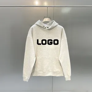 Benutzer definierte Hoodies Sweatshirt Baumwolle Langarm Custom Design Logo Herren Brief Hoodies & Sweatshirts Übergroße Pullover Hoodies