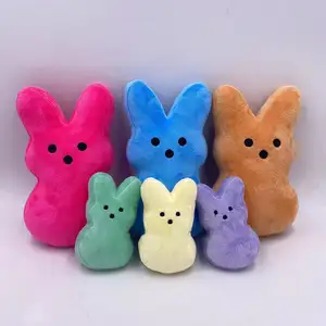 10cm 15cm 20cm 38cm 50cm Animal Plushie rabbit peluche soft cute kawaii Cartoon peep bunny pasqua peluche per bambini