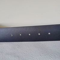Ceinture pour homme en cuir véritable de luxe, de marque, avec boucle à ardillon en alliage, longueur 115 cm, couleur personnalisable