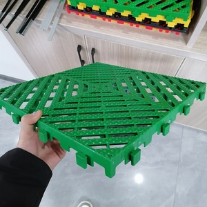 40*40*2cm agua de drenaje entrelazada almacén Whop Car Wash Floor Mat garaje PP PVC azulejo de suelo Modular - Product Image 4