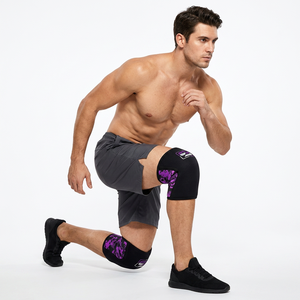 Neoprene Breathable Knee Sleeve for Weightlifting Gym Training Sport Fitness Lightweight Comfortable Non-Slip Support - Product Image 1