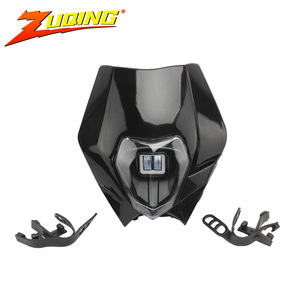 Conjunto de faros delanteros para motocicleta todoterreno ZUQING HL103-1 LED con cubierta negra de ABS para KTM SX XC XCF - Product Image 4