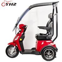 Scooter électrique à trois roues antidérapant pour personnes handicapées et personnes âgées