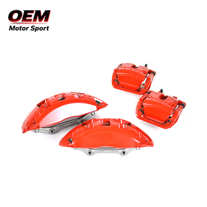 ชุดอัพเกรดเบรกหน้า/หลังแบบคาร์บอนเซรามิก 6/1 ลูกสูบ ประสิทธิภาพสูง OEM MOTOR SPORT สีแดง รับประกัน 1 ปี สำหรับ AMG GLS GLE - Product Image 4