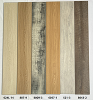 7mm SPC PVC vinyle plancher pierre plastique chevrons système de clic étanche large planche pour hôpital appartement chambre bureau