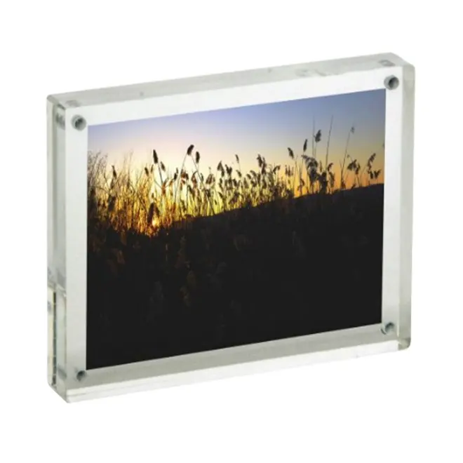Decoration mini acrylic magnetic photo frame, Acrylic photo picture frame