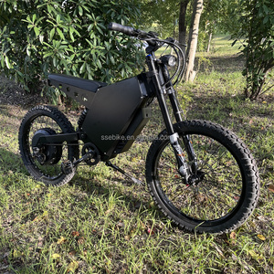 Bicicleta Eléctrica para Adultos SS30 en Oferta, Motor de 15000W, Batería de Litio de 72V 40/50/75ah, Neumáticos Anchos de 19/21 Pulgadas, Freno de Disco de una Sola Velocidad - Product Image 1