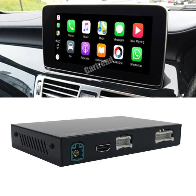 Car Screen Wireless Carplay Decoder Box for W166 W176 W205 W212 W218 W246 W207 W463 C207 C117 R172 X156 X253 NTG5 Android Auto
