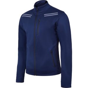 Mens Cycling <b>Jacket</b> Long Sleeve Thermal <b>Reflective</b> Windproof Sportswear <b>Running</b> Softshell Bike Outerwear - Product Image 1