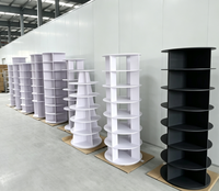 Organisateur de chaussures rotatif en bois massif 360°, étagère à chaussures en bois pivotante d'angle pour la maison et le salon