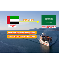 Agent d'expédition express de Dubaï vers l'Arabie Saoudite, transitaire DDP porte-à-porte pour l'expédition FCL et LCL, Dubaï Arabie Saoudite