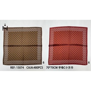 Pañuelo Cuadrado Pequeño con Letra C 70x70cm FULARES - Product Image 3