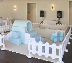 <span class=keywords><strong>Piscine</strong></span> <span class=keywords><strong>à</strong></span> balles <span class=keywords><strong>avec</strong></span> toboggans Tunnels Clôtures Divertissement intérieur, éducation préscolaire pour enfants - Product Image 2