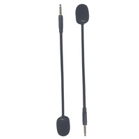 Mini casque micro 3,5 mm, petit microphone polyvalent pour les conférences et l'utilisation de caméras