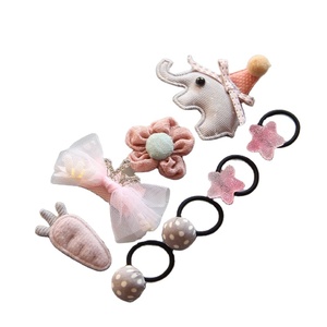 8 pcs/lot bébé filles cheveux accessoires ensemble cadeau épingles à cheveux couronne nœud papillon enfants pinces à cheveux Q-2228 - Product Image 1