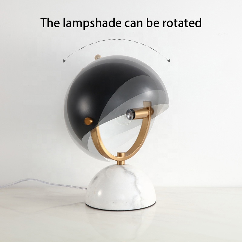 Creative Design Shape Of Black Helmet Desk Lamp Modern Art Style Desk Light Customization Home Use Study Table Lamps