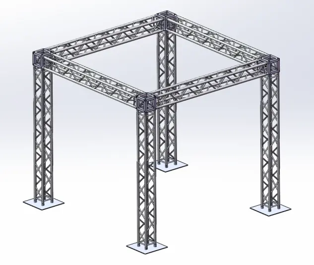 customized truss design/aluminum stage frame truss/stage truss system