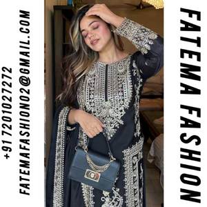 Exclusivo Salwar Kameez Indio Pakistaní Listo para Usar, Lavable a Máquina, Diseño Étnico Moderno, Bordado para Mujer, Ropa de Fiesta - Product Image 2