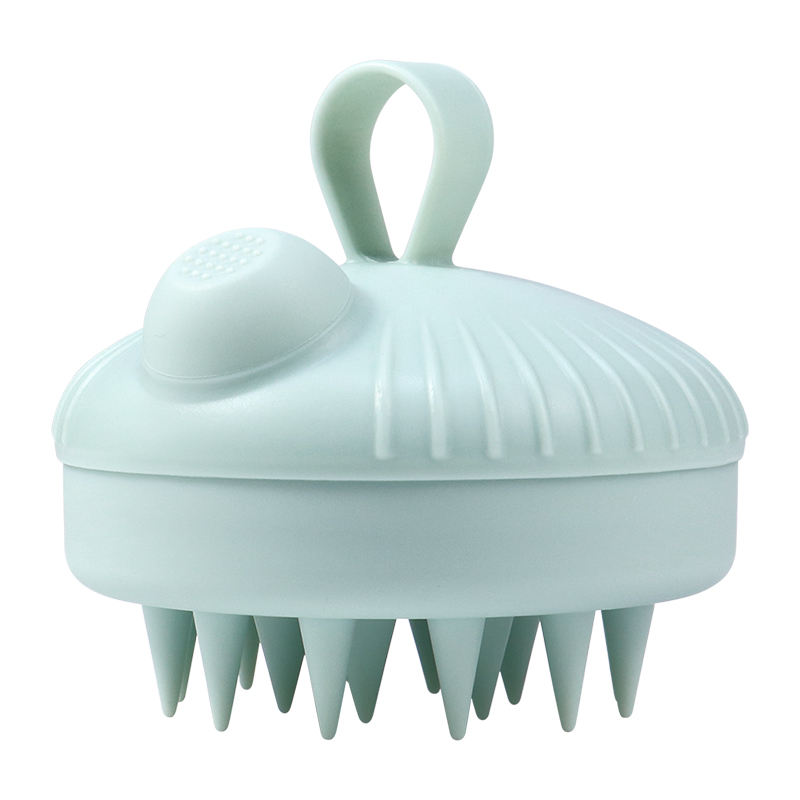 Greyish green-hair brush