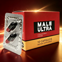 Complément de capsules de racine de Maca pour une puissance masculine accrue, suppléments populaires pour l'énergie, capsules Man Plus extra