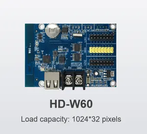 Single-Dual Color Wi-Fi Controlekaart Huidu Led Scherm Controller HD-W66 W64 W63 W62 W6bn W60 Wifi Controlekaart
