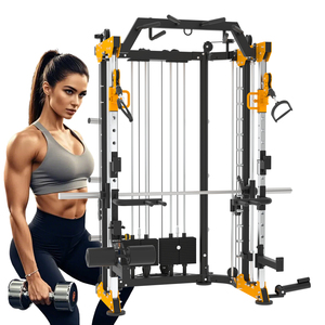 Alta calidad al por mayor ajustable Smith Machine Gym Squat Rack Fitness Gym Equipment Cable Motion Compact Functional Trainer - Product Image 1