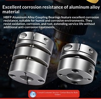 Accouplement de type Oldham élastique simple/double en alliage d'aluminium à diaphragmes superposés flexibles pour moteur servo et entraînement à vis à billes OEM