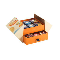Boîtes en papier à pâtisserie jetables Dessert Puff Crepes Bakery Bento Packaging Takeaway Lunch Sushi Box