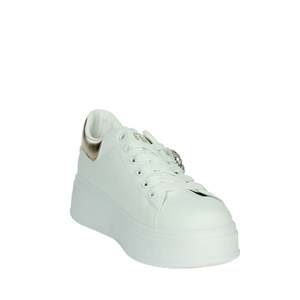 Sneakers Chunky da Donna Bianche con Cuore Dorato e Strass, Stile Platform - Product Image 5