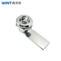 Cerradura de Leva de Aleación de Zinc/Acero Inoxidable, Llave Triangular, Superficie Electrochapada, Adecuada para Máquinas Expendedoras/Cerraduras de Máquinas de Garra