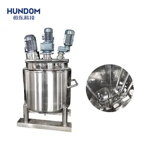 500l 1000l Batterij Slurry Hoge Afschuiving Homogenisator Mixer Hoge Snelheid Roestvrij Staal Mengtank