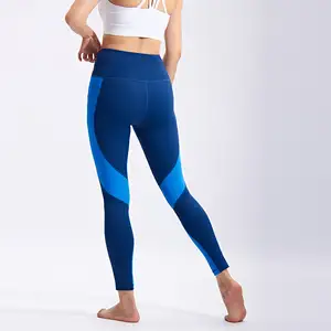 Luckpanther Contrast Color Fitness Apparel Women Workout Clothes Outfit Sportswear Gym Wear Sports Leggings Yoga Pants Leggings