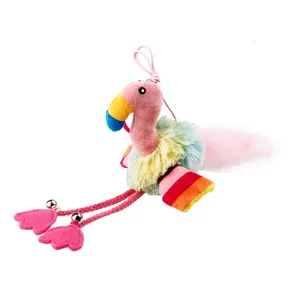 Vinger Teaser Flamingo Plaat Communiceren Speelgoed Hout Kat Speelgoed Interactieve Met Catnip Binnen En Bel