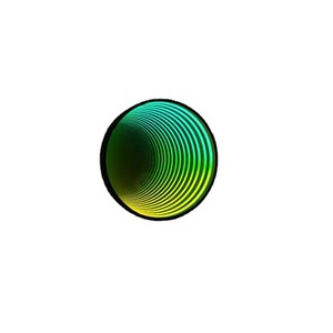 Lámpara de pared de espejo de cristal mágico <span class=keywords><strong>infinito</strong></span> triángulo inteligente RGB de lujo nórdico moderno LED Control remoto - Product Image 6