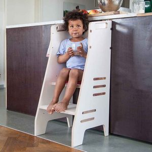 Muebles De Aula Montessori Bebê Aprendizagem Torre Criança Cozinha Crianças De Madeira Aprendizagem Torre - Product Image 6