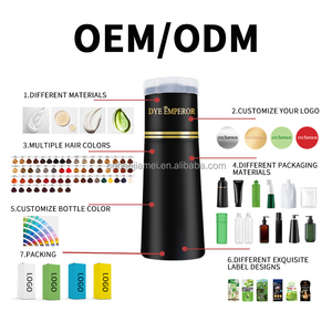 DYE EMPEROR ขายส่งเจลสีเขียวคุณภาพสูงระดับมืออาชีพ 500 มล.*2 แชมพูเปลี่ยนสีผมสีดำธรรมชาติระดับมืออาชีพ - Product Image 4
