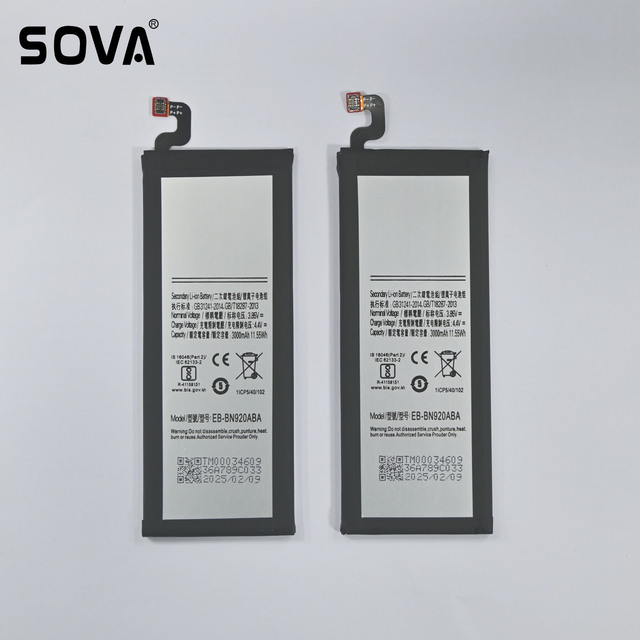 EB- BN920ABA Original Replacement Lithium Battery for Samsung Galaxy Note5 Note9 Batteries 3000mAh