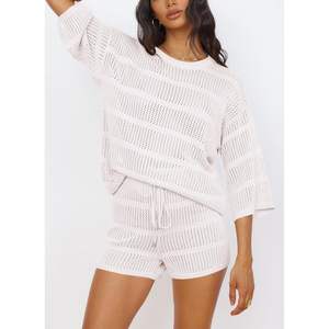 Maillots de bain 2 pièces pour femmes personnalisés, hauts à manches courtes et shorts, tenues de plage - Product Image 3