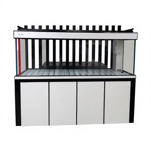 Akuarium Kaca Persegi Panjang Modern Ramah Lingkungan 500L 50W Kontrol Cerdas Senyap dengan Layar, Tangki Ikan untuk Ruang Tamu Ukuran Besar Sedang Kecil - Product Image 4