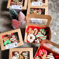 Emballage de boîte en papier Unique, 10 pièces, pour la salade, le dessert et les bonbons, boîte à biscuits biodégradables, kraft