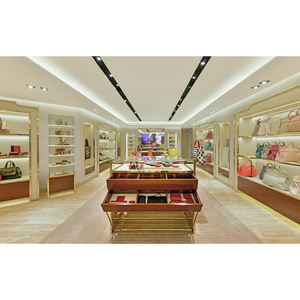 กระเป๋าหนังสำหรับโชว์เคสสีทองเป็นมิตรต่อสิ่งแวดล้อมสำหรับตู้โชว์สินค้าผลิตตามสั่ง - Product Image 5