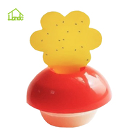 Pièges à mouches des fruits portables et jetables en PP, kits de pièges à colle UV d'intérieur, autocollants collants tueurs pour cuisine