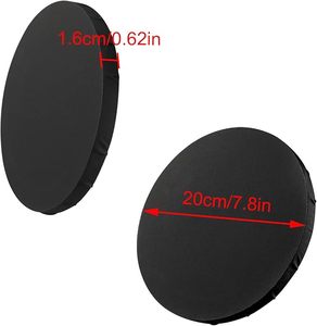 Planches de toile étirées noires rondes de taille personnalisée pour l'huile, l'acrylique, la <span class=keywords><strong>gouache</strong></span>, l'artisanat - Product Image 2