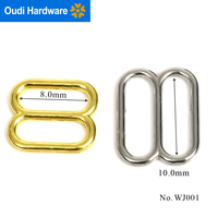 Hebilla de sujetador ajustable para traje de baño, hebilla de Metal para Bikini y ropa interior, accesorios personalizados