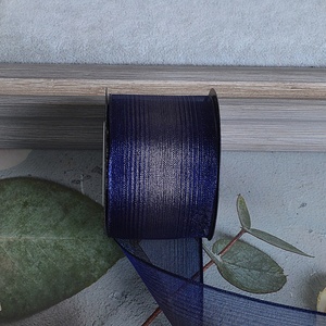 Оригинальный Фабричный атласный двухсторонний материал для волос NG98 Южная Корея градиентный цвет Снежная пряжа букет цветок бант лента оптом - Product Image 6