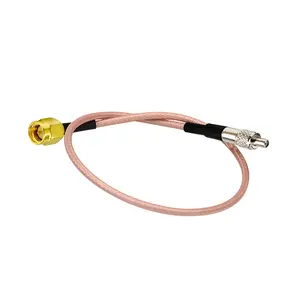 Atacado Antena Externa SMA Macho Para Conector TS9 RG-316 Cabo De Extensão Cabo De Microondas RF